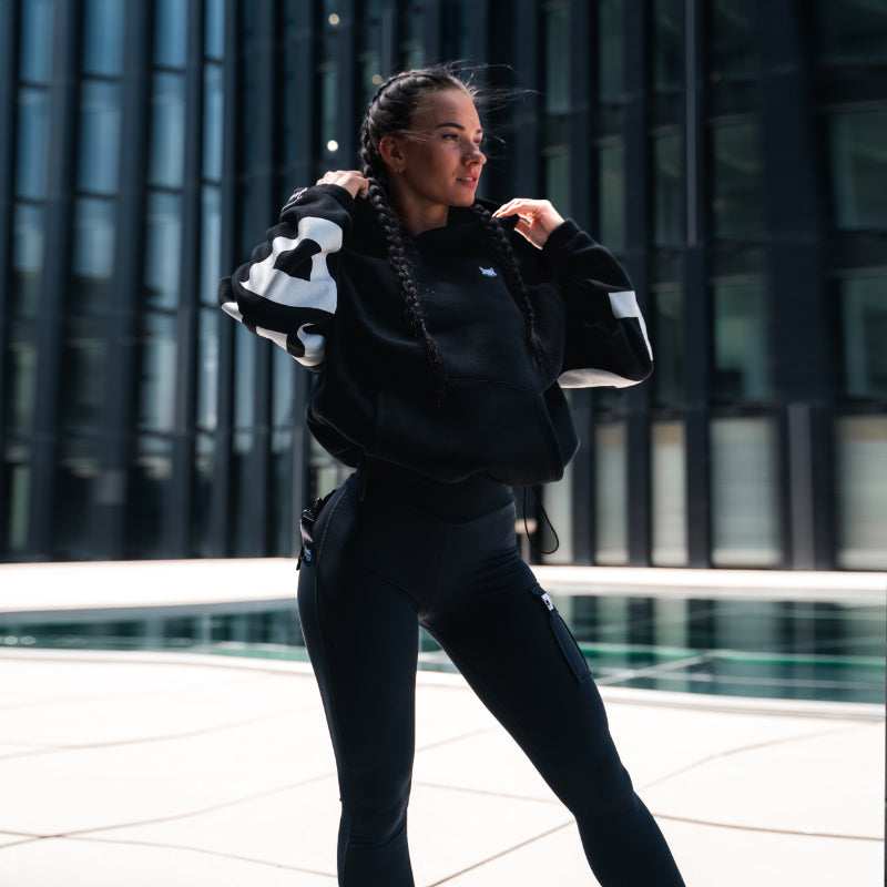 FOXED® STUDIOSTATE HOODIE + CARGO LEGGINGS SET WHITE