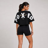 FOXED® STUDIOSTATE CROPPED SHIRT BLACK