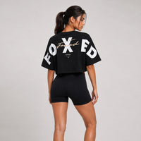 FOXED® STUDIOSTATE CROPPED SHIRT BLACK