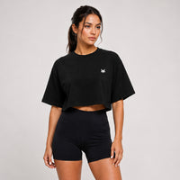 FOXED® STUDIOSTATE CROPPED SHIRT BLACK