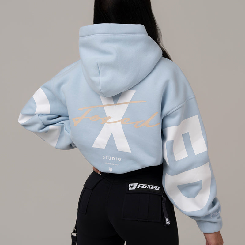 FOXED® STUDIOSTATE HOODIE + CARGO LEGGINGS SET BABYBLUE