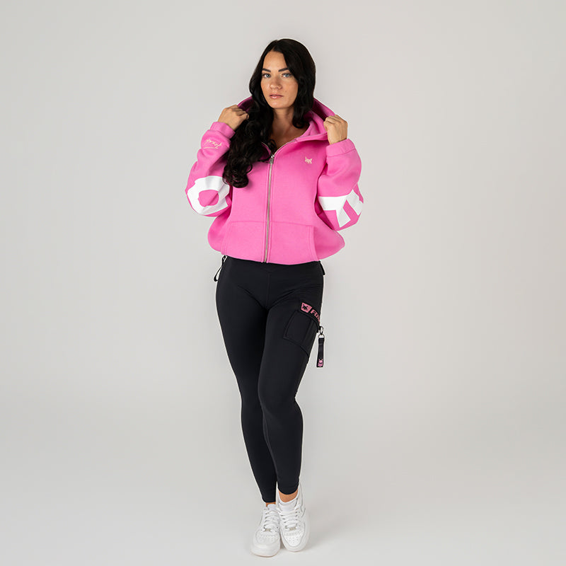 FOXED® STUDIOSTATE ZIPPER + CARGO LEGGINGS SET IBIZA PINK