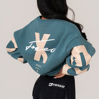 FOXED® STUDIOSTATE OVERSIZE SWEATER PETROL