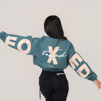 FOXED® STUDIOSTATE OVERSIZE SWEATER PETROL