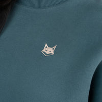 FOXED® STUDIOSTATE OVERSIZE SWEATER PETROL