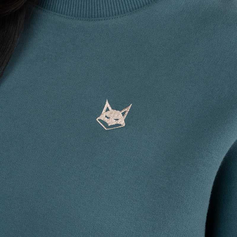 FOXED® STUDIOSTATE OVERSIZE SWEATER PETROL