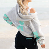 FOXED® STUDIOSTATE OVERSIZE ZIPPER GREY MELANGE/MINT