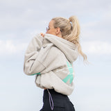 FOXED® STUDIOSTATE OVERSIZE ZIPPER GREY MELANGE/MINT