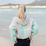 FOXED® STUDIOSTATE OVERSIZE ZIPPER GREY MELANGE/MINT