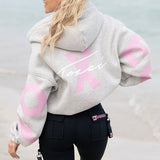 FOXED® STUDIOSTATE OVERSIZE ZIPPER GREY MELANGE/ROSE