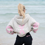 FOXED® STUDIOSTATE OVERSIZE ZIPPER GREY MELANGE/ROSE