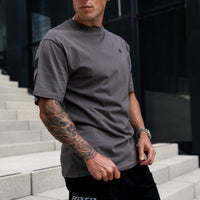 FOXED® URBAN OVERSIZE SHIRT GREY/ROSA