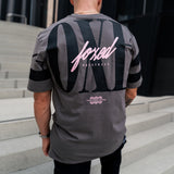 FOXED® URBAN OVERSIZE SHIRT GREY/ROSA