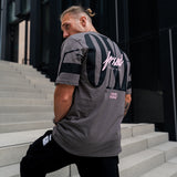 FOXED® URBAN OVERSIZE SHIRT GREY/ROSA