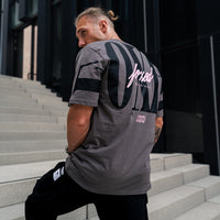 FOXED® URBAN OVERSIZE SHIRT GREY/ROSA