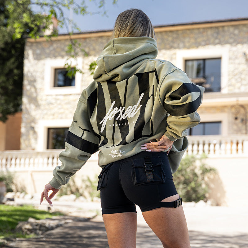 FOXED® URBAN UNISEX HOODIE GREEN