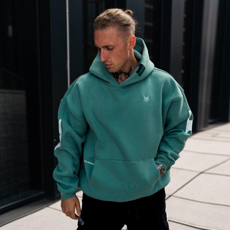 FOXED® URBAN UNISEX HOODIE PINE GREEN