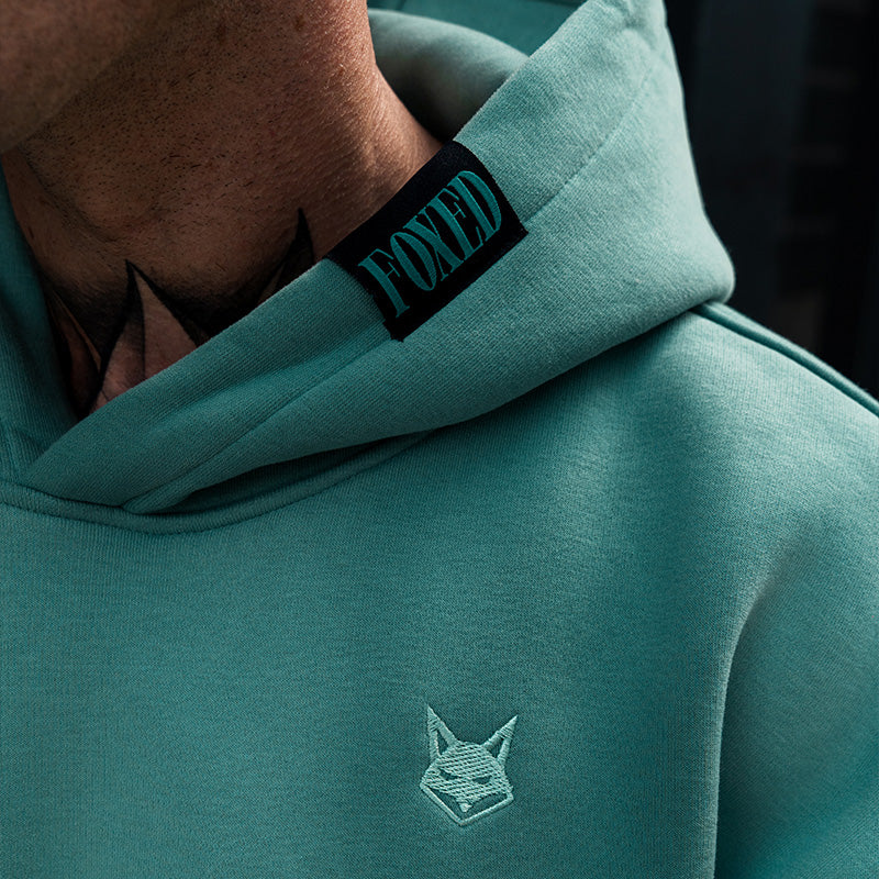 FOXED® URBAN UNISEX HOODIE PINE GREEN