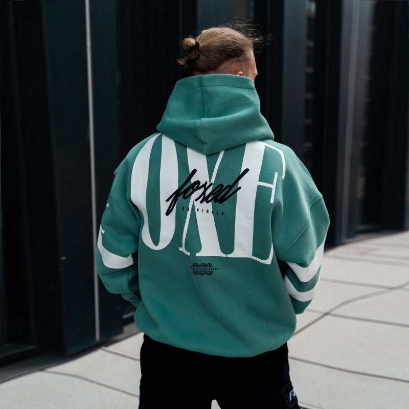 FOXED® URBAN UNISEX HOODIE PINE GREEN