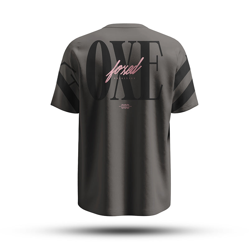 FOXED® URBAN OVERSIZE SHIRT GREY/ROSA