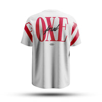 FOXED® URBAN OVERSIZE SHIRT WHITE/RED