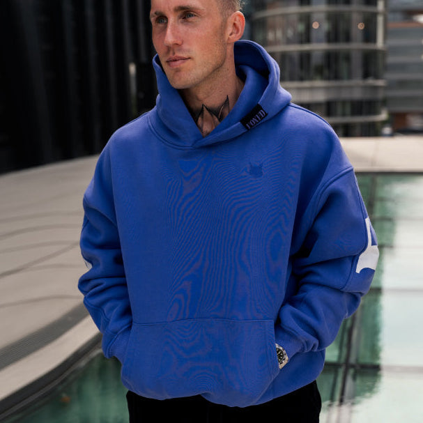 FOXED® URBAN UNISEX HOODIE TRUE BLUE