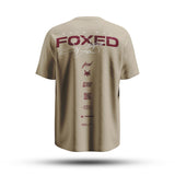 FOXED® VARSITY OVERSIZE SHIRT OATMEAL